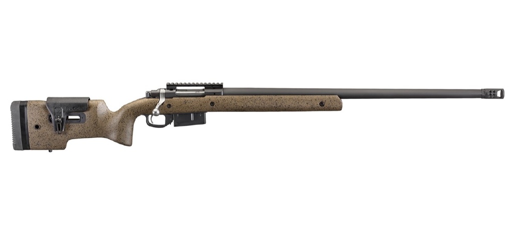 RUGER HAWKEYE LONG RANGE TARGT 6.5 PRC SPECKLED LAMINATE