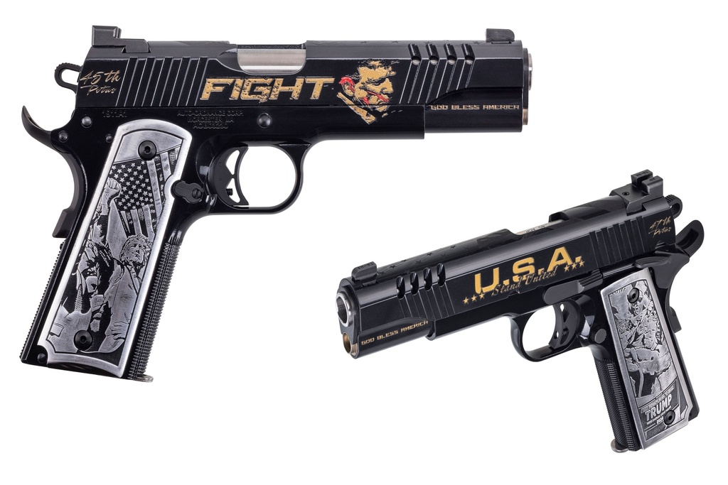 TRUMP FIGHT 1911 45ACP BLEM  #