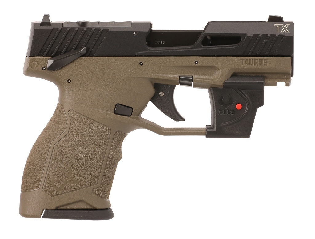 TX22C 22LR BK/OD 3.5" VIRIDIAN