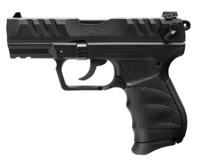 WALTHER PD380 380ACP 3.7" FS 9RD BLACK SLIDE BLACK FRAME!