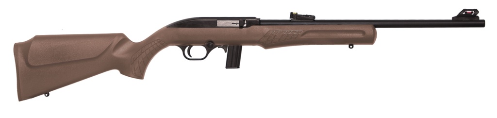 ROSSI RS22L1811B RS22  FULL SIZE 22 LR 10+1 18" MATTE BLACK MATTE BLACK STEEL RECEIVER BROWN MONTE CARLO STOCK RIGHT HAND