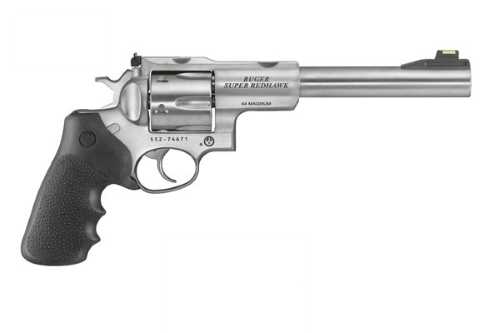 RUGER SUPER REDHAWK 44MAGNUM 7.5" AS SS GRN HI-VIZ FRNT SG<