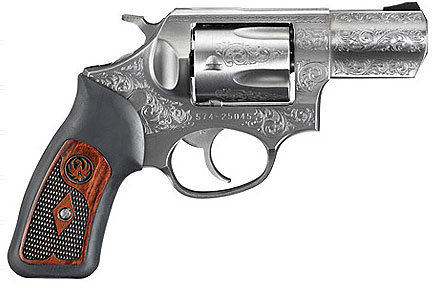 RUGER SP101 PREMIER 357 MAG FULLY ENGRAVED (TALO)
