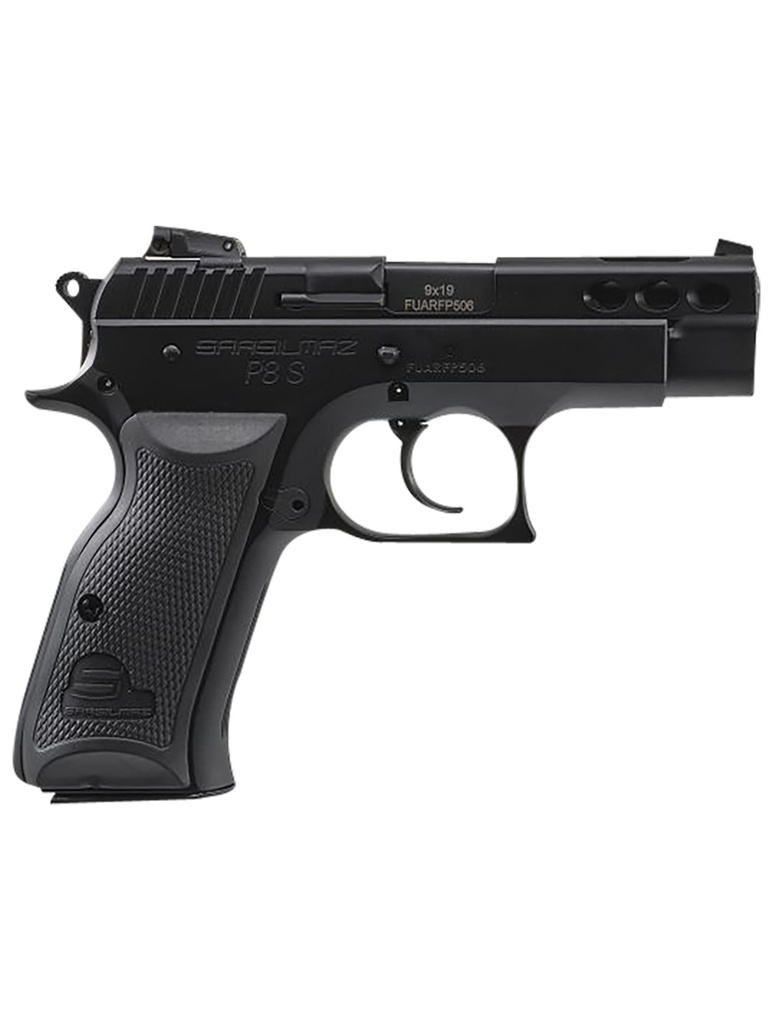 P8S COMPACT 9MM BLK 3.8" 17+1