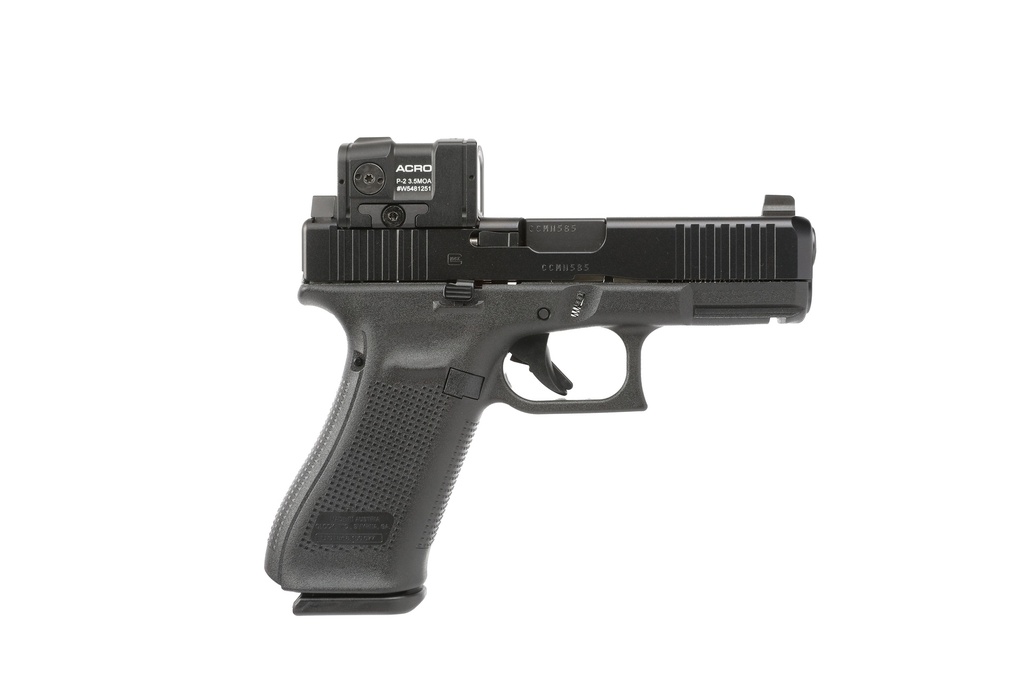 GLOCK 45 9MM AMERIGLO SUPPRESR SIGHTS/AIMPOINT ACRO P-2 17RD