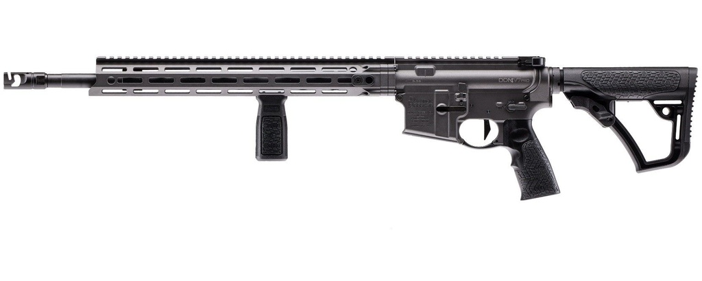 DANIEL DEFENSE 0212810739055 DDM4 V7 PRO *CA COMPLIANT 5.56X45MM NATO 18" 10+1, COBALT REC, BLACK OEM OVERMOLDED STOCK & GRIP, GEISSELE TRIGGER