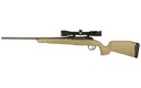 SAVAGE ARMS 32163 AXIS 2 XP COMBO 6.5 CREEDMOOR 4+1 22" BLACK SPORTER BARREL, BLACK DRILLED & TAPPED STEEL RECEIVER, FIXED FLAT DARK EARTH SYNTHETIC STOCK, RIGHT HAND, BORESIGHTED 3-9X40