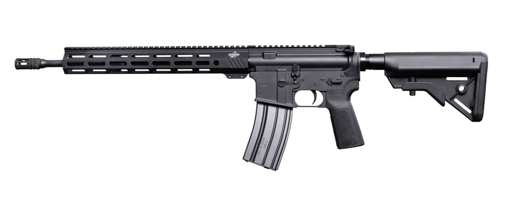 BUSHMASTER 1010018BLK QRC II PRO 5.56X45MM NATO 10+1 16" THREADED BARREL, B5 SYTEMS BRAVO STOCK & TYPE P-GRIP, 14" M-LOK HANDGUARD