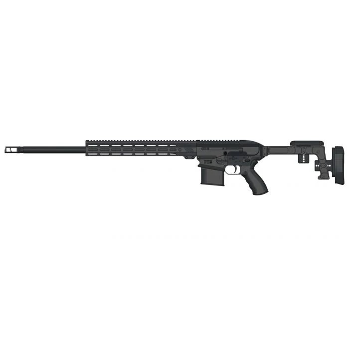 BUSHMASTER 0110003BLK BA30  6.5 CREEDMOOR 10+1 24" BLACK THREADED BARREL, BLACK HARD COAT ANODIZED 14" M-LOK HANDGUARD, BLACK ALUMINUM CHASSIS FOLDING STOCK, AR STYLE GRIP, AMBIDEXTROUS