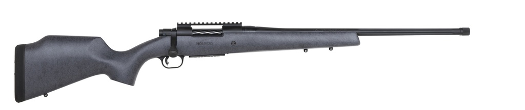 MOSSBERG 28102 PATRIOT LONG RANGE HUNTER 300 WIN MAG CALIBER WITH 3+1 CAPACITY, 24" THREADED/FLUTED BARREL, MATTE BLUED METAL FINISH & SNIPER GRAY FIXED MONTE CARLO STOCK RIGHT HAND (FULL SIZE)