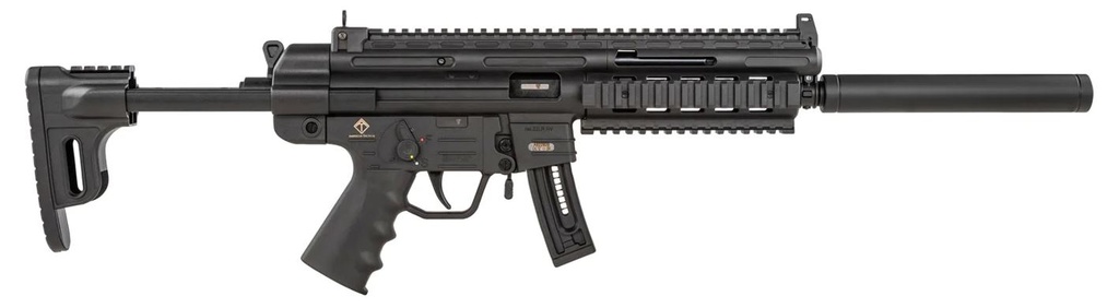 GSG GSGGERGGSG1610 GSG-16 *CA COMPLIANT FULL SIZE 22 LR 10+1 16.25" BLACK BLACK POLYMER RECEIVER BLACK COLLAPSIBLE W/STORAGE COMPARTMENT STOCK RIGHT HAND