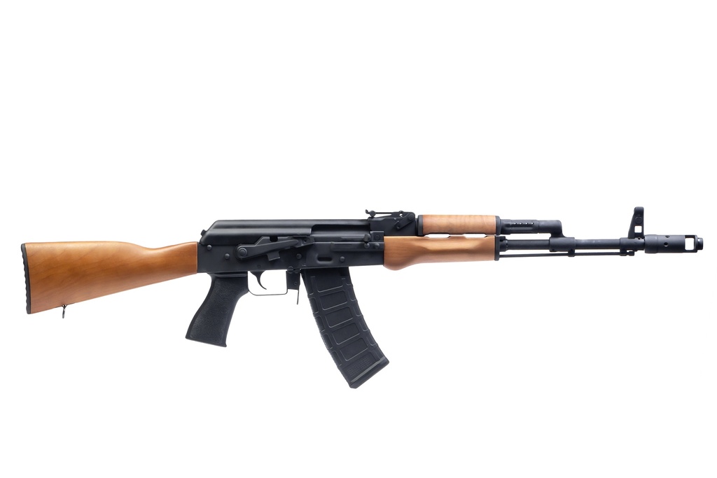 CENTURY ARMS RI4330N BFT 74 5.45X39MM 30+1 16.50" BLACK BARREL & RECEIVER, FIXED WOOD STOCK & FOREND, BLACK POLYMER GRIP
