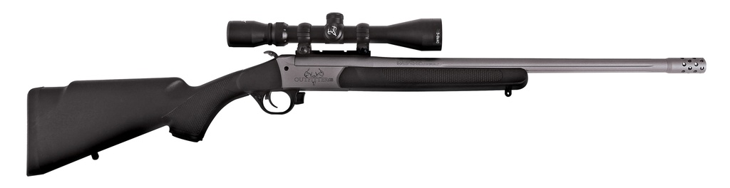 TRADITIONS CRS-351130WT OUTFITTER G3 TAKEDOWN 35 WHELEN 1RD 22", STAINLESS CERAKOTE BARREL/REC, BLACK SYNTHETIC STOCK, MUZZLE BRAKE, 3-9X40MM BDC SCOPE