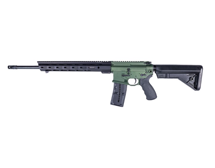 FRANKLIN ARMORY 0010063ODG F17 L 17 WSM 10+1 20" BLACK PRECISION BARREL, OD GREEN ALUMINUM W/M-LOK & PICATINNY RAIL RECEIVER, BLACK BRAVO C STOCK