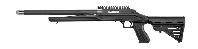 MAGNUM RESEARCH SSTB22G MAGNUM LITE SWITCHBOLT FULL SIZE 22 LR 10+1 17" BLACK CARBON STEEL/THREADED BARREL, BLACK W/INTEGRAL SCOPE BASE RECEIVER, BLACK FIXED PISTOL GRIP STOCK, RIGHT HAND