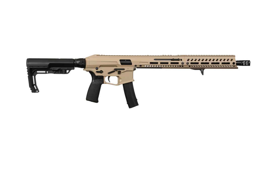 PATRIOT ORDNANCE FACTORY 02062 PHOENIX  9MM 10+1 16.50" FLAT DARK EARTH CERAKOTE PICATINNY RAIL