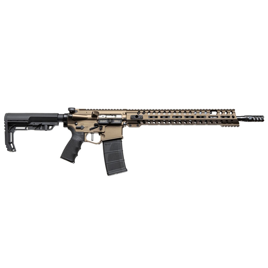 PATRIOT ORDNANCE FACTORY 02040 RENEGADE +  5.56X45MM NATO 30+1 13.75" STEEL THREADED BARREL, BRONZE ALUMINUM RECEIVER