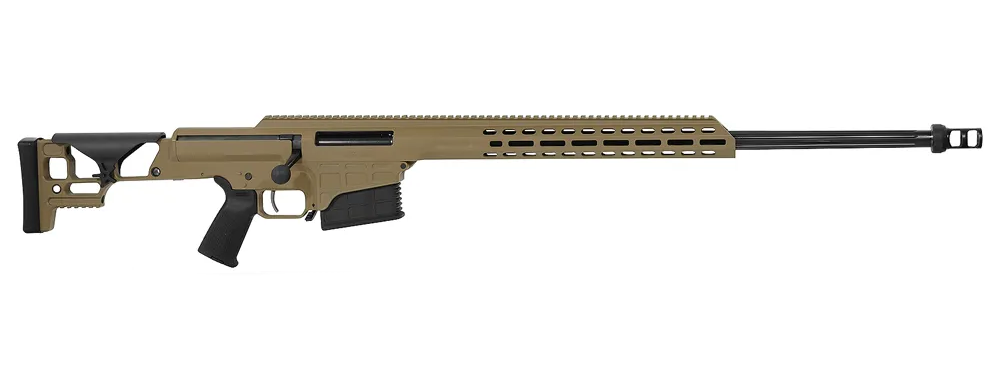 BARRETT 18500 MRAD  300 PRC 26" 10+1 FLAT DARK EARTH CERAKOTE FLAT DARK EARTH FOLDING WITH ADJUSTABLE LOP STOCK BLACK POLYMER GRIP RIGHT HAND