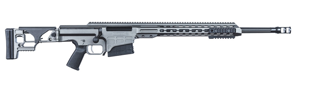 BARRETT 18492 MRAD  308 WIN 22" 10+1 GRAY REC/HANDGAURD GRAY FOLDING W/ADJUSTABLE LOP STOCK BLACK POLYMER GRIP RIGHT HAND