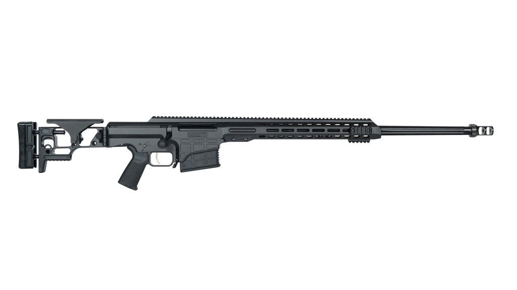 BARRETT 18490 MRAD  308 WIN 22" 10+1 BLACK CERAKOTE BLACK FOLDING WITH ADJUSTABLE LOP STOCK BLACK POLYMER GRIP RIGHT HAND