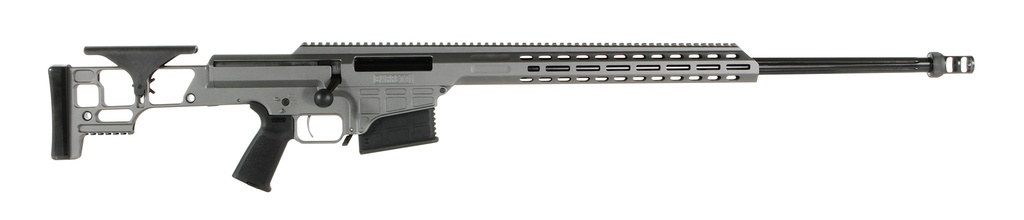 BARRETT 18504 MRAD  338 LAPUA MAG 26" 10+1 TUNGSTEN GRAY CERAKOTE TUNGSTEN GRAY FIXED ADJUSTABLE COMB STOCK BLACK POLYMER GRIP RIGHT HAND