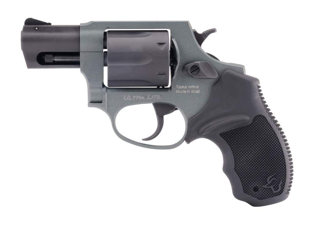 TAURUS 2-85621ULC27 856 ULTRA-LITE SMALL 38 SPECIAL 6 SHOT 2" MATTE BLACK ALLOY STEEL BARREL & CYLINDER, CERAKOTE CHARCOAL GREEN ALUMINUM FRAME, TRANSFER BAR SAFETY, EXPOSED HAMMER