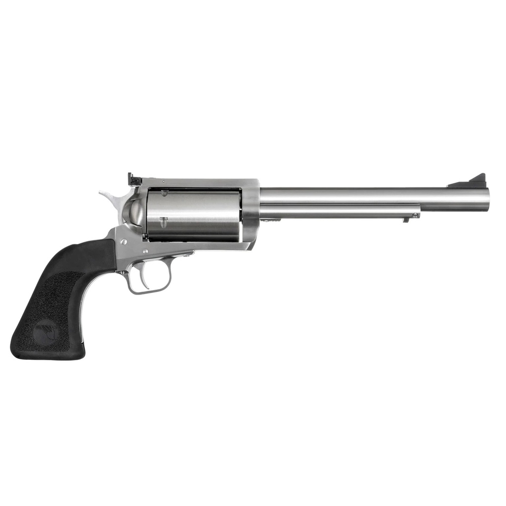 MAGNUM RESEARCH BFR350L7 BFR  350 LEGEND 6 SHOT 7.50" BRUSHED STAINLESS STEEL BARREL, STAINLESS CYLINDER, BRUSHED STAINLESS STEEL FRAME, BLACK RUBBER GRIPS, EXPOSED HAMMER