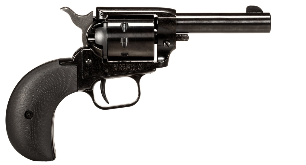 HERITAGE MFG BK229WB3BH BARKEEP  COMPACT FRAME 22 WMR 9RD 3" BLACK OXIDE STEEL BARREL, FRAME & CYLINDER, BLACK BIRDS HEAD G10 GRIP, EXPOSED HAMMER