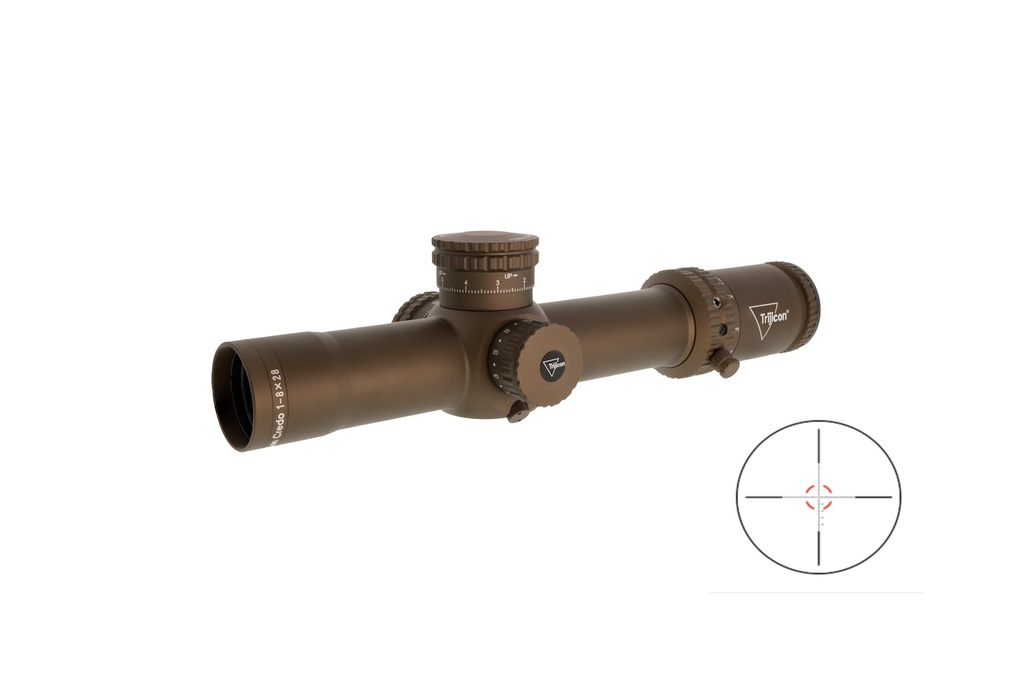 TRJ 2900056 CREDO 1-8X28 FFP RFLSCOPE MRAD COY
