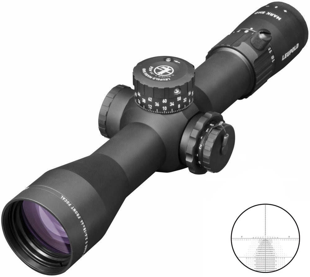 LEUPOLD 162285 MARK 5HD  MATTE BLACK 3.6-18X44MM, 35MM TUBE, ILLUMINATED FFP TREMOR 3 RETICLE