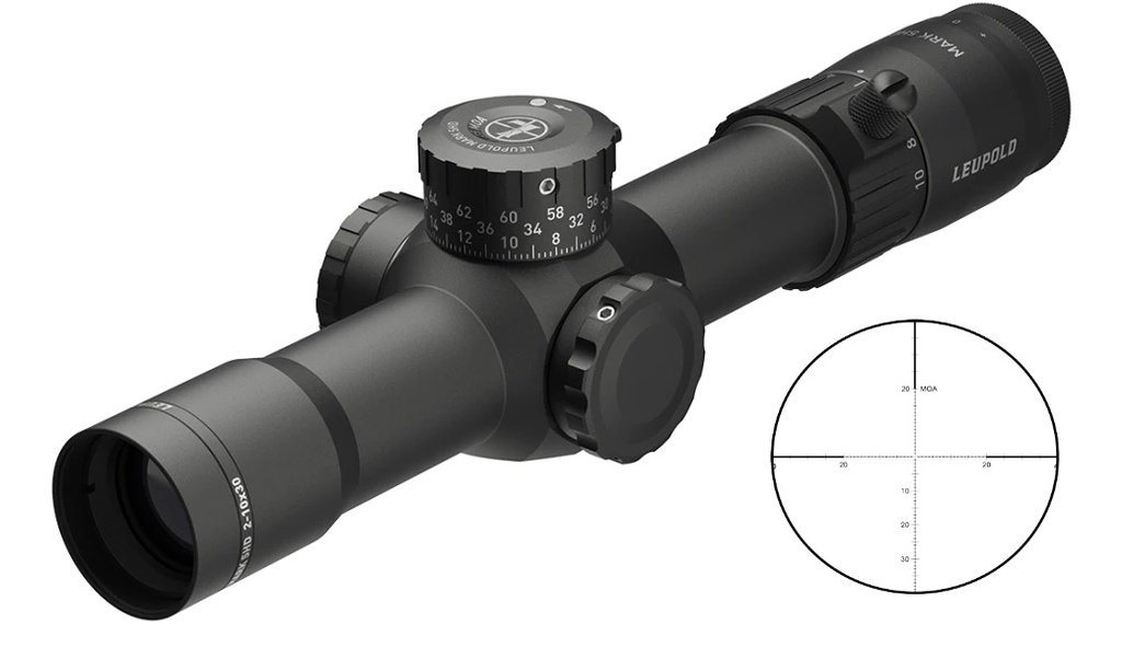 LEUPOLD 179704 MARK 5HD  MATTE BLACK 2-10X 30MM 35MM TUBE FFP PR1 MOA RETICLE
