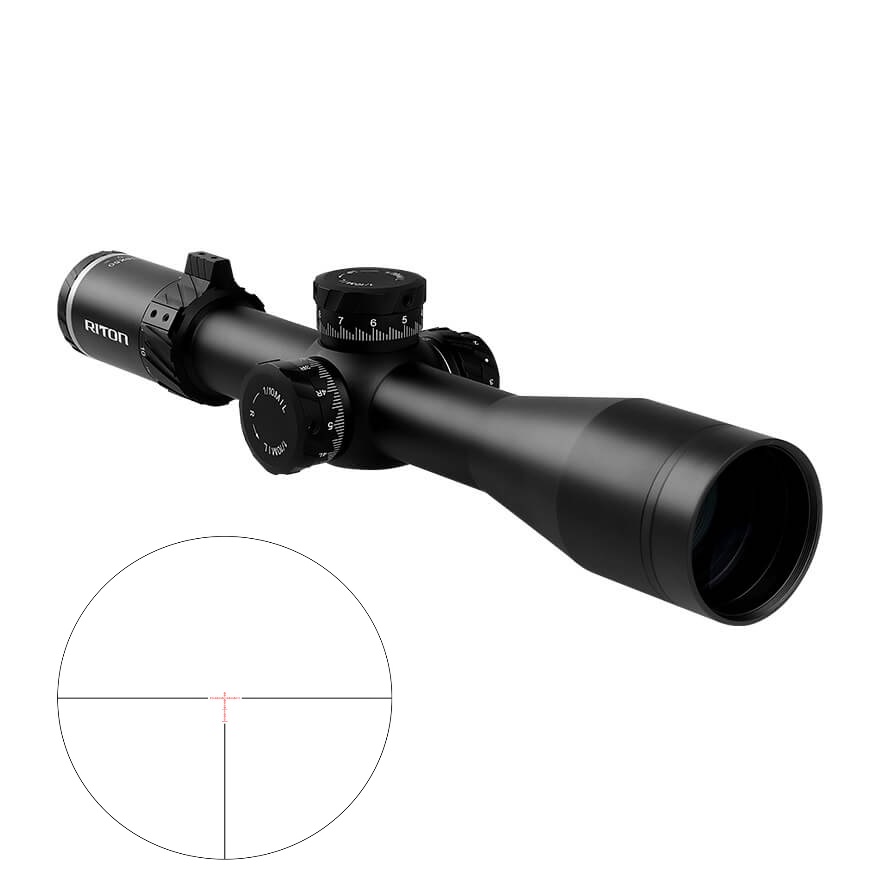 RITON OPTICS 7C318LPFI23 7 CONQUER BLACK 3-18X50MM 34MM TUBE ILLUMINATED PSR RETICLE