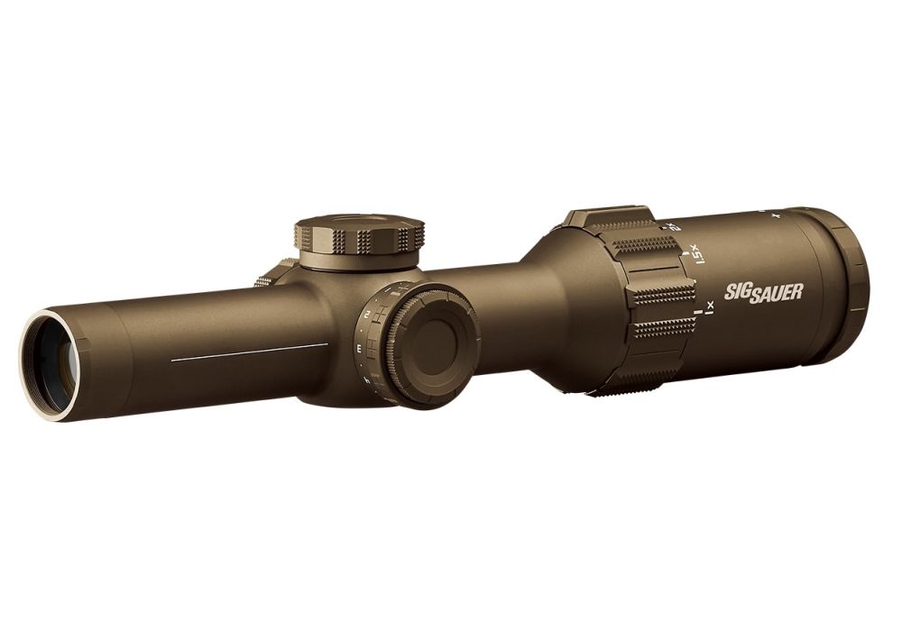 SIG SAUER ELECTRO-OPTICS SOT61230 TANGO6T  FLAT DARK EARTH 1-6X24MM ILLUMINATED HELLFIRE SVPS RETICLE