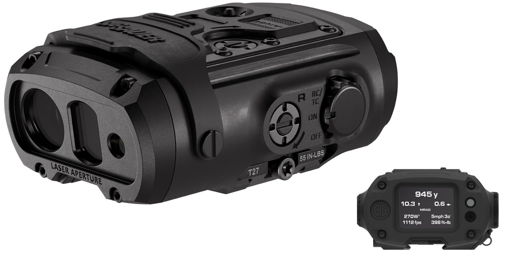 SIG SAUER ELECTRO-OPTICS SOKW39C0 KILO WARP  1700 YDS DETECTION RANGE, 4500 YDS MAX DISTANCE, REFLECTIVE TFT DISPLAY, BLACK