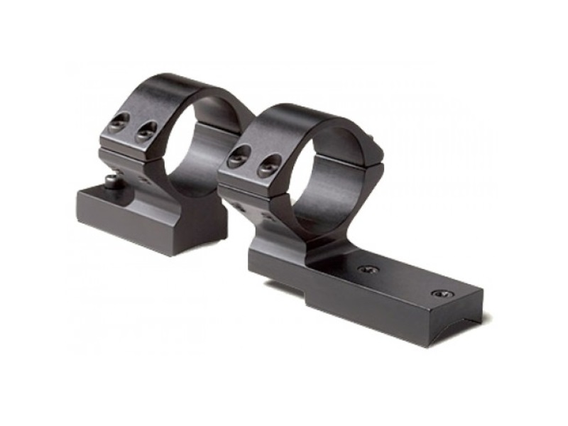WEATHERBY TRBVLAS1 SCOPE MOUNT/RING COMBO  MATTE BLACK ALLOY 1" TUBE, WEATHERBY MARK V MEDIUM RINGS STANDARD 6-LUG ACTION