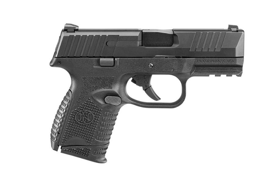 FN 66100816 509C  STEEL FRAME 9MM LUGER 10+1, 3.70" BLACK STEEL BARREL, MATTE BLACK SERRATED STAINLESS STEEL SLIDE & POLYMER FRAME W/PICATINNY RAIL, BLACK INTERCHANGEABLE BACKSTRAP GRIP, AMBIDEXTROUS