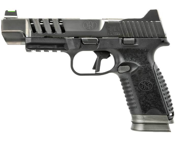 FN 66100843 509 LS EDGE 9MM LUGER 5" BARREL 17+1, MATTE BLACK POLYMER FRAME WITH MOUNTING RAIL, NO MANUAL SAFETY, OPTICS READY