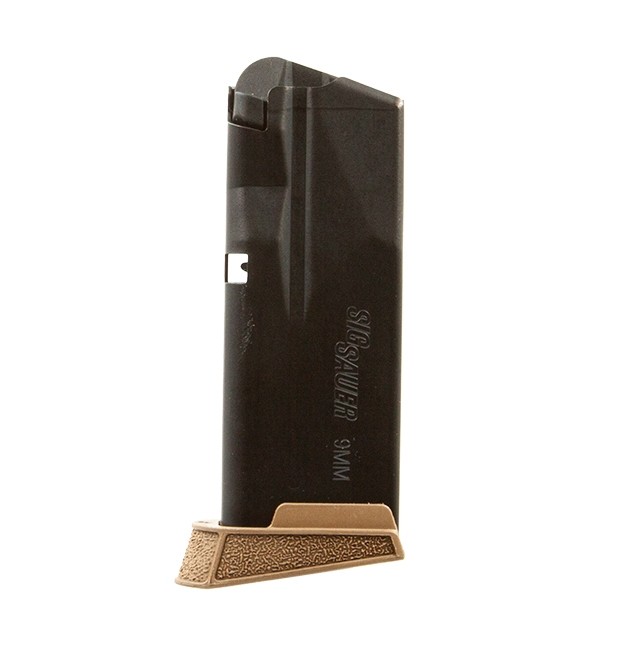 SIG SAUER MAG365910XCOY P365  10RD 9MM LUGER BLACK COYOTE STEEL