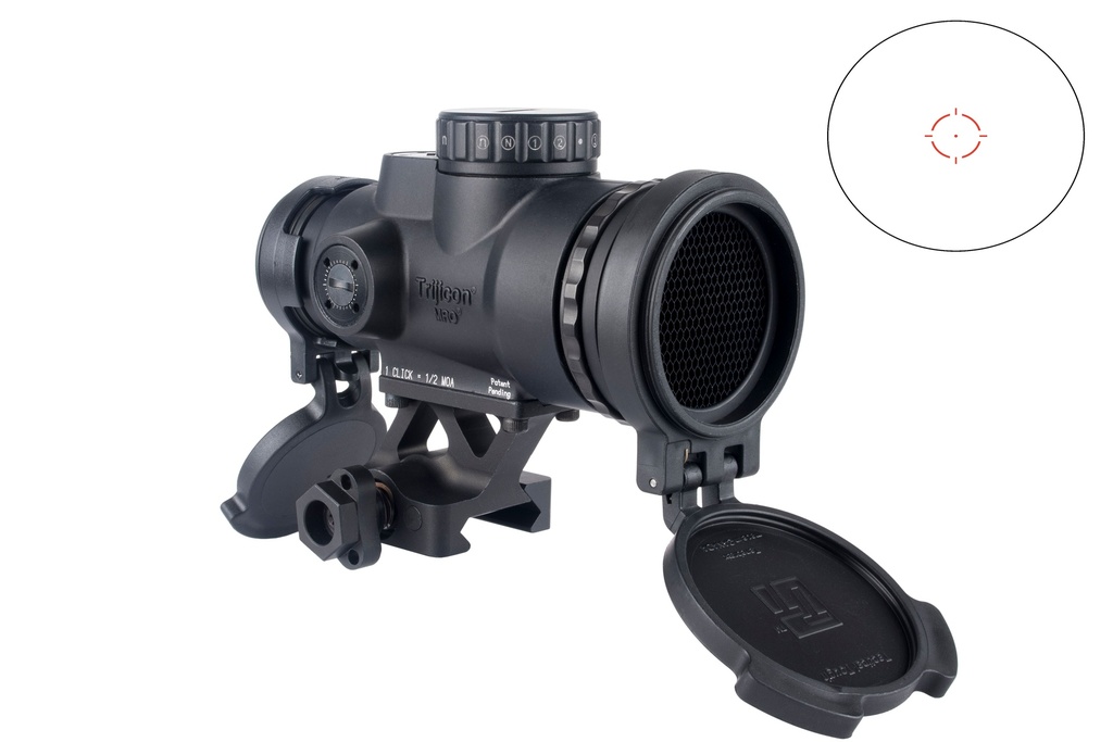 TRIJICON 2200108 MRO HD PATROL MATTE BLACK 1X 68 MOA/2 MOA GREEN DOT RETICLE