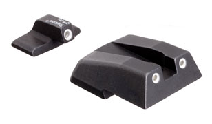 TRIJICON 600282 BRIGHT & TOUGH NIGHT SIGHTS  GREEN/TRITIUM WHITE OUTLINE FRONT SIGHT-GREEN/TRITIUM WHITE OUTLINE REAR SIGHT H&K .45C/P30/VP9