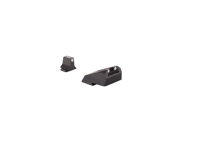 TRIJICON 600900 SUPPRESSOR/OPTIC HEIGHT SIGHTS  GREEN/TRITIUM WHITE OUTLINE FRONT SIGHT-GREEN/TRITIUM WHITE OUTLINE REAR SIGHT SMITH & WESSON M&P/M&P M2.0