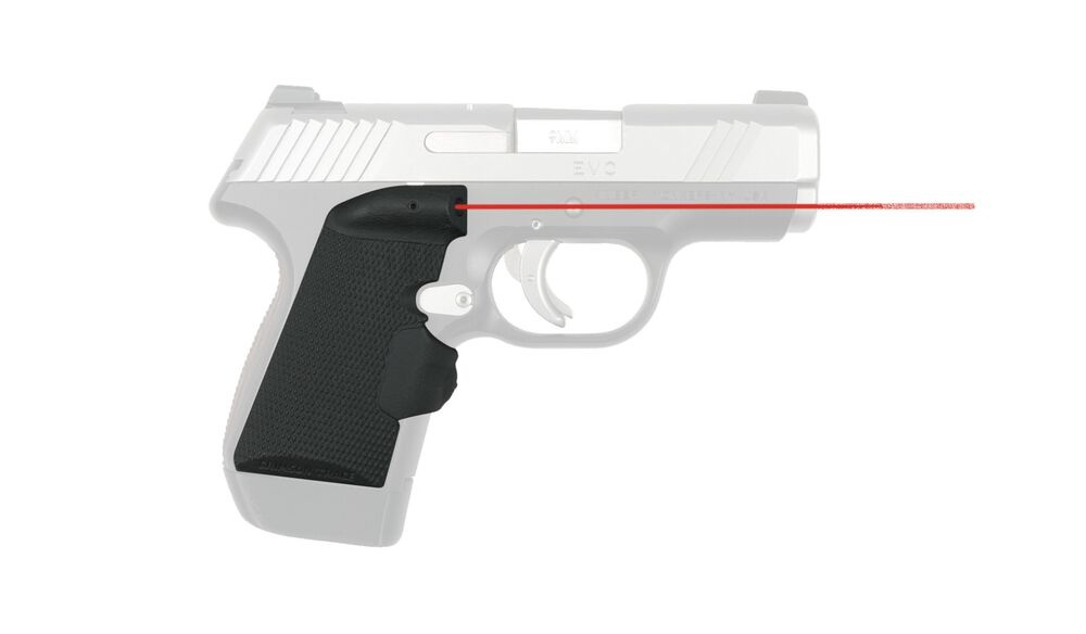 CRIMSON TRACE 0185101 LASERGRIPS  FITS KIMBER EVO SP/TLE/RAPTOR, RED LASER BLACK POLYMER