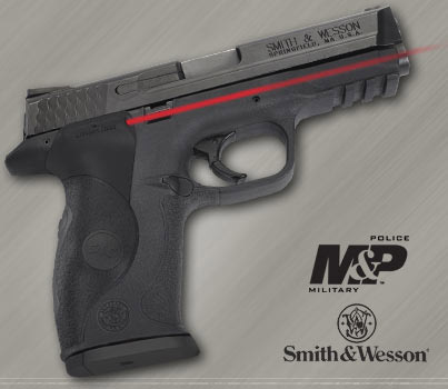 CRIMSON TRACE 0119401 LASERGRIPS  S&W M&P FULL-SIZE, RED LASER BLACK POLYMER