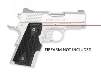 CRIMSON TRACE 011210 LASERGRIPS  FITS 1911 COMPACT, RED LASER BLACK POLYMER
