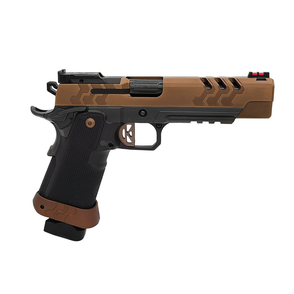 KIMBER MFG.,INC 3500053 2K11 TARGET (OR)  9MM 20+1 5" HIGH POLISHED W/ COYOTE PVD, BRUSH POLISH FLATS W/ DLC COATING STAINLESS STEEL SLIDE ALUMINUM GRIP