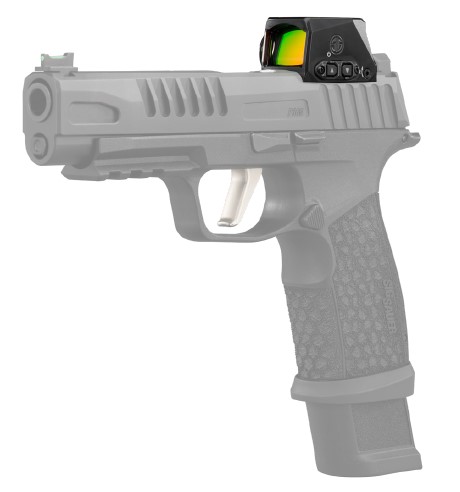 SIG SAUER ELECTRO-OPTICS SORX1600 ROMEO-X SIG-LOC COMPACT CERAKOTE BLACK 1X24MM 2 MOA RED CIRCLE/DOT RETICLE