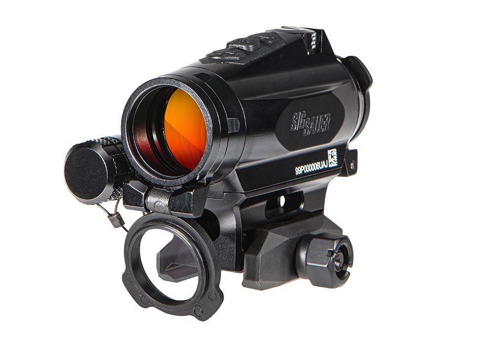 SIG SAUER ELECTRO-OPTICS SOR44001 ROMEO4XT-PRO  BLACK 1 X 20 MM 2 MOA RED BALLISTIC CIRCLE DOT MULTI RETICLE