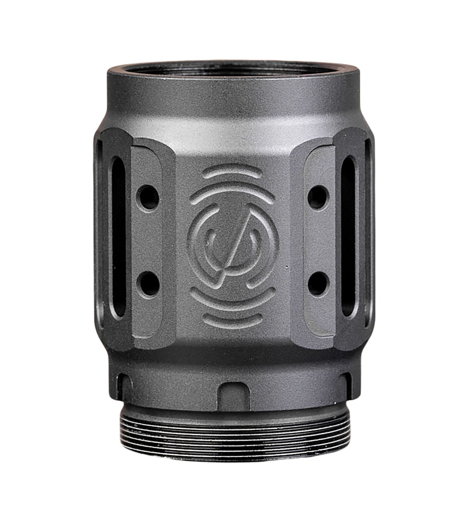 SILENCERCO AC5451 CHARLIE MAAD BRAKE 2.0 BLACK ANODIZED ALUMINUM 2.23" OAL 1.68" DIAMETER