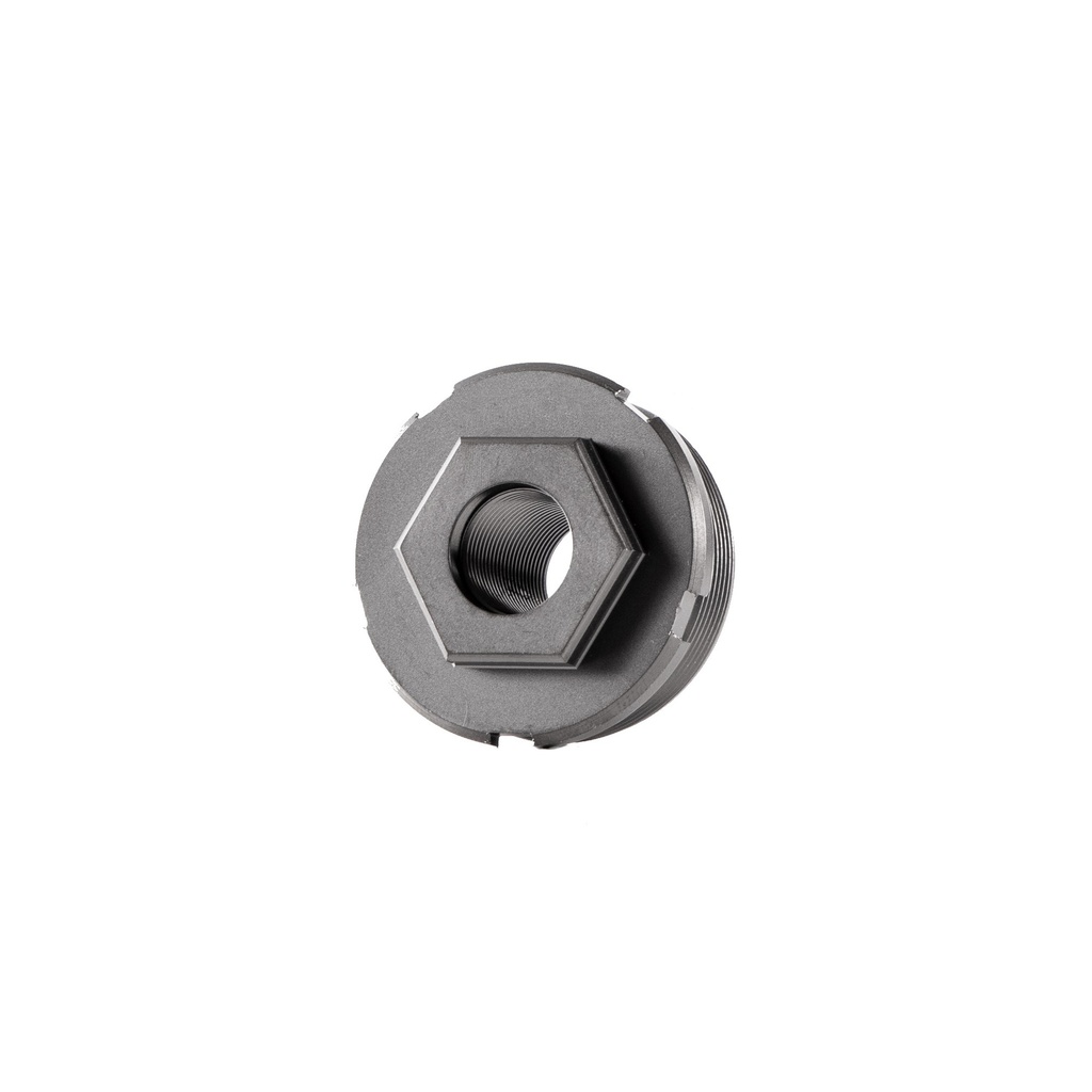DEAD AIR LT303 HUB DIRECT THREAD MOUNT 3/4"X24 4140 HT ALLOY STEEL BLACK NITRIDE