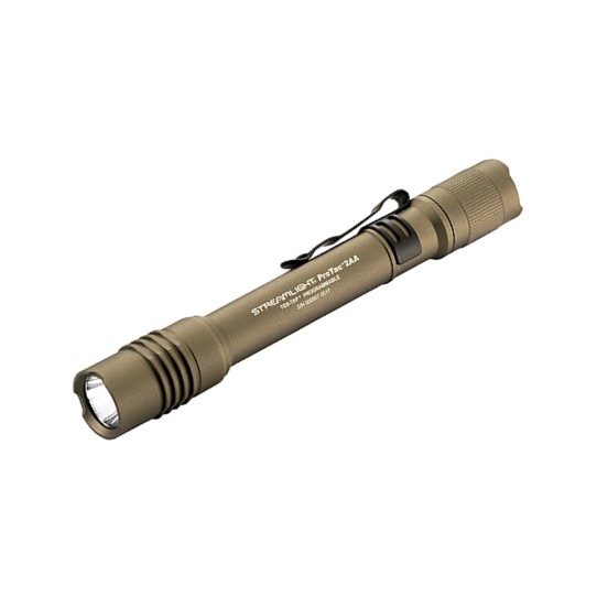 STREAMLIGHT 88072 PROTAC 2AA FLASHLIGHT  COYOTE 18/250 LUMENS WHITE C4 LED